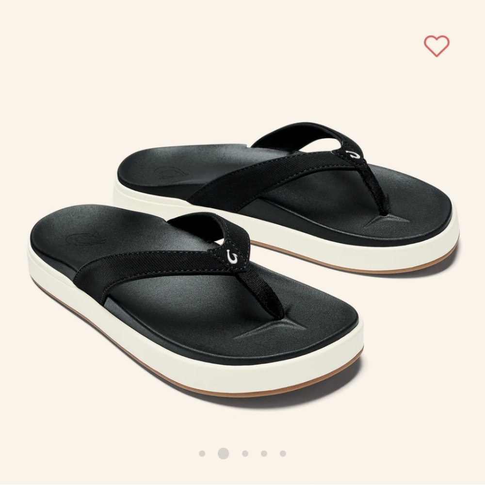 Olukai women's Nu'a Pi'o flip flops. Size 9. Worn once.